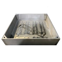 Скрытый люк под газон Проспект-Г съемный с дренажными отверстиями в дне - вид сбоку Скрытый люк под газон Проспект-Г съемный с дренажными отверстиями в дне - вид сбоку