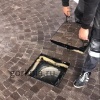Люк под брусчатку Проспект-В 500*500 съемный Люк Проспект-В 500*500 под тротуарную плитку вынимаемый