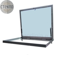 Стеклянный напольный люк Стеклогор 700х700*63 образец Кто изготовит стеклянный напольный Стеклогор 700х700*63