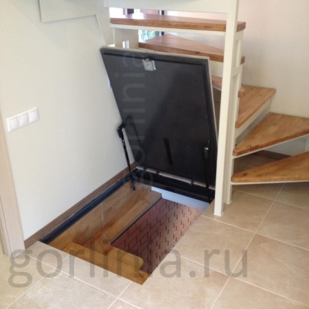 Напольный люк Стелс-У 800*800 уголок утепленный модель Напольный люк Стелс-У 800*800 уголок утепленный образец