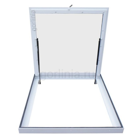 Стеклянный напольный люк с амортизаторами на петлях для винных погребов и красивых подвалов Стеклянный напольный люк с амортизаторами на петлях для винных погребов и красивых подвалов