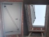 Люк для выхода на кровлю Небоскреб противопожарный EI60 - вид снизу Люк для выхода на кровлю Небоскреб противопожарный EI60 - вид снизу
