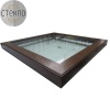 Модель стеклянного напольного люка Стеклогор 600х600*63